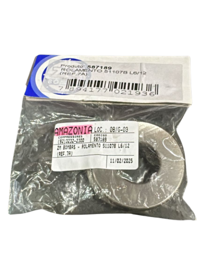 Rolamento 51107B L6/12 (REF.7A) - 587189 - ZM Bombas