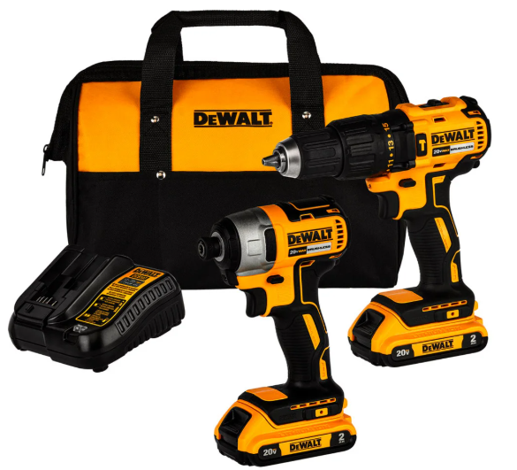 PARAFUSADEIRA/FURADEIRA  COMBO 2BAT. 20V 127/220V - DEWALT