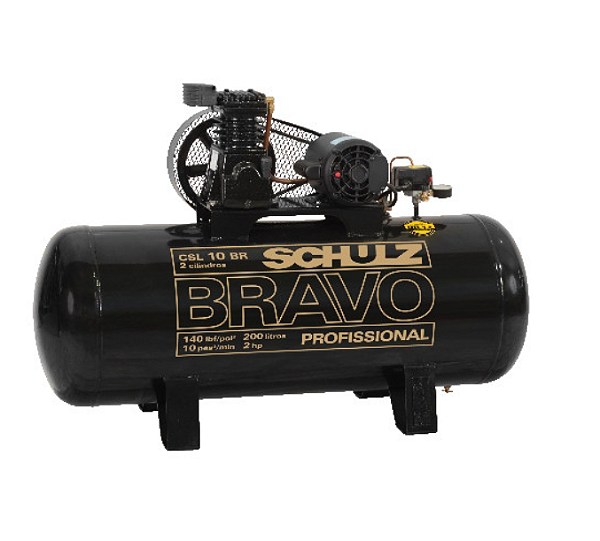 COMPRESSOR DE AR CSL 10 BR 100L 110/220V MONO 2CV 2P 60HZ BR