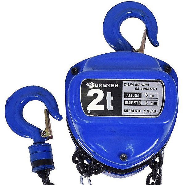 TALHA DE CORRENTE 2 TON 5 METROS - 8251 - BREMEN