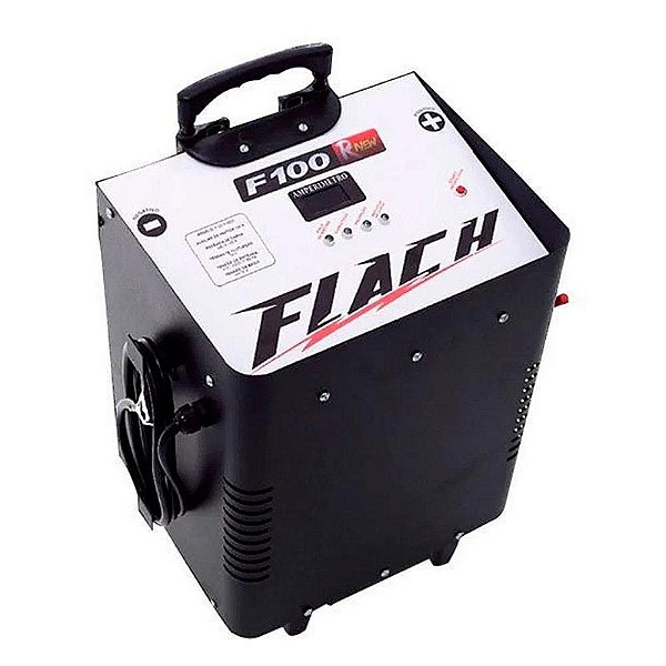 CARREGADOR DE BATERIA INTELIGENTE 100RNEW 127/220V 40A 12V - F100RNEW - FLACH