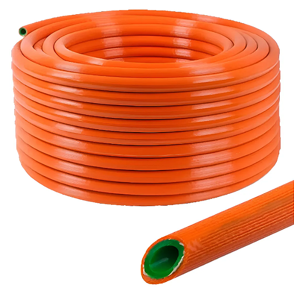MANGUEIRA 1/2 750PSI LARANJA PULV - POR METRO - PLASTMAR