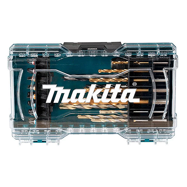 JOGO DE BITS E BROCAS C/ CX TRANSPARENTE (29PCS) - MAKITA