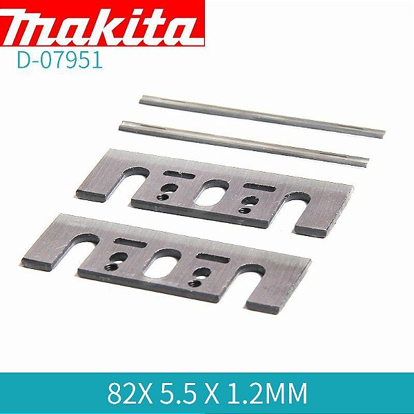 LAMINA P/ PLAINA 82MM TC MINI DUP FACE AJUST (02 PCS) - D-07951 - MAKITA
