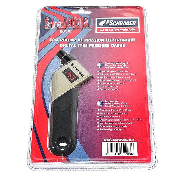 MANOMETRO DIGITAL 0,35 A10 BAR - SCHRADER