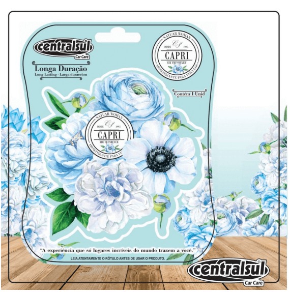 CENTRALSUL - AROMATIZANTE CAR CARE MINIATURA WOMAN CAPRI