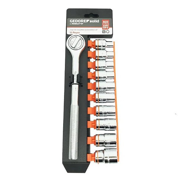 CHAVE SOQUETE 1/2 D26-11B (JG) 11 PCS  - GEDORE