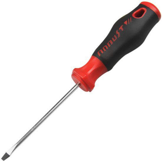 CHAVE DE FENDA SIMPLES 215R - 1/8 X 5 (VERMELHA) - ROBUST