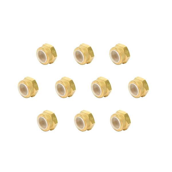 PARAFUSO - PORCA P/ TUBO FLEXIVEL NYLON (KIT C/ 10 UNIDADES)