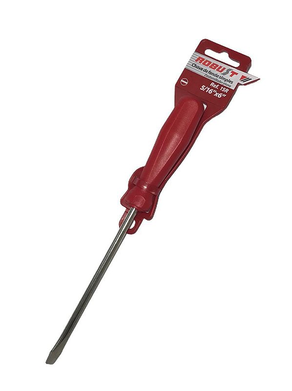CHAVE DE FENDA SIMPLES 215R - 5/16 X 6 (VERMELHA) - GEDORE