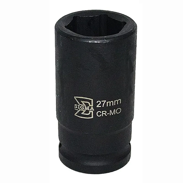 SOQUETE IMPACTO LONGO 3/4POL. 27MM (PRETO) - SIGMA