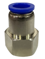 CONEXAO RETA ROSCA FEMEA 1/2 P/ 12MM (PRETO) - BERLINER