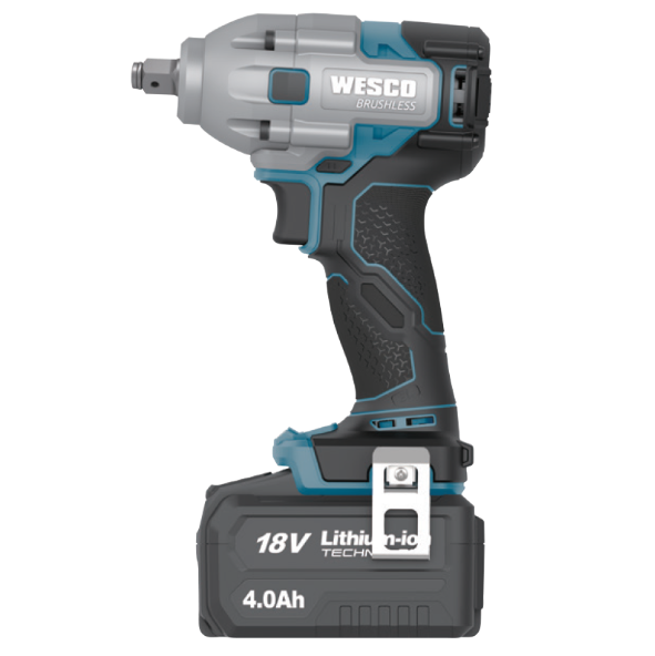 CHAVE DE IMPACTO 1/2 - 35KGFM 3.200 RPM C/CAR + 1BAT - WESCO