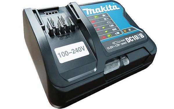 CARREGADOR DE BATERIA 12V DC10SB RAPIDO CXT MAKITA