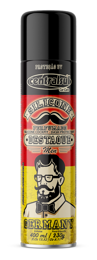 CENTRALSUL - SILICONE SPRAY DESTAQUE MEN GERMANY 400ML