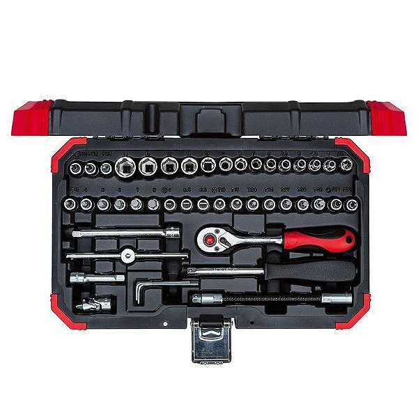 SOQUETE SEXTAVADO 1/4 - 4-14MM R49003046 (JG) 46PCS - GEDORE