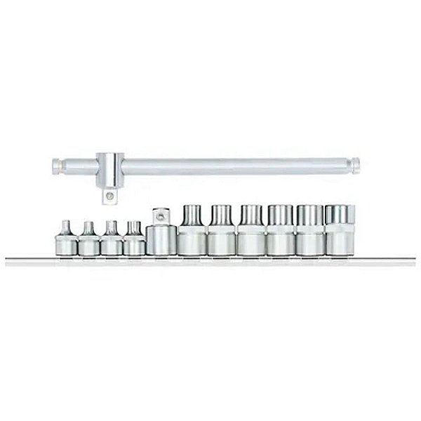 SOQUETE 1/2 - 3/8 TIPO TORX E8-E20 REF.R58018012 12PCS (JG)