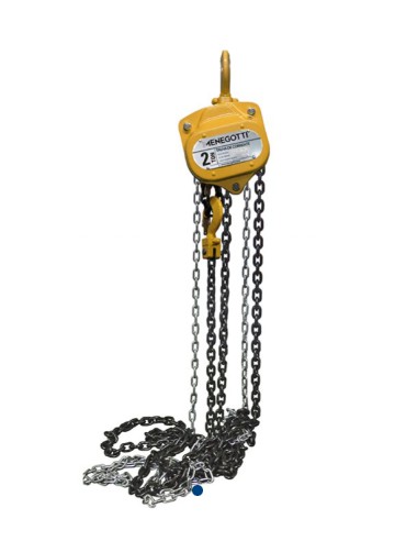 TALHA MANUAL DE CORRENTE 2 TON 5M MTC - MENEGOTTI
