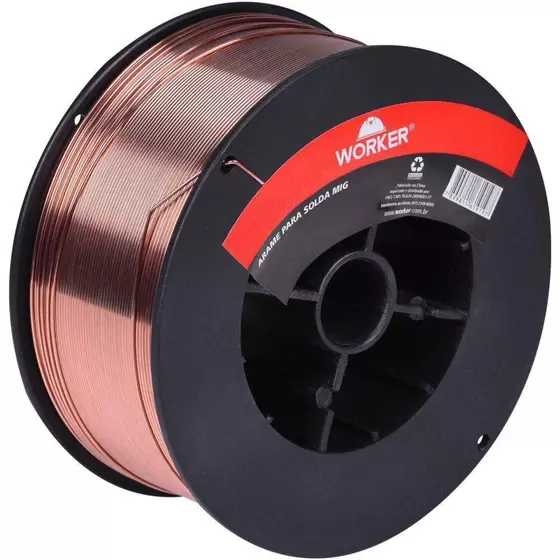 SOLDA ARAME MIG 0,8MM 1KG (CAIXA) - WORKER