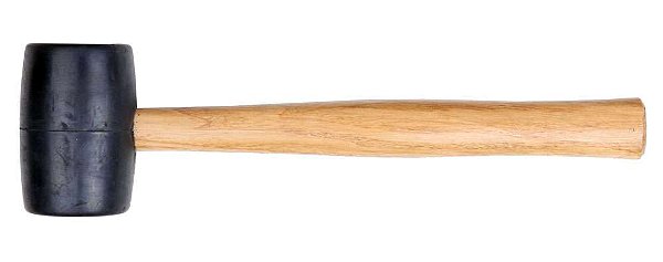 MARTELO DE BORRACHA 60MM 550G CABO MADEIRA - BREMEN