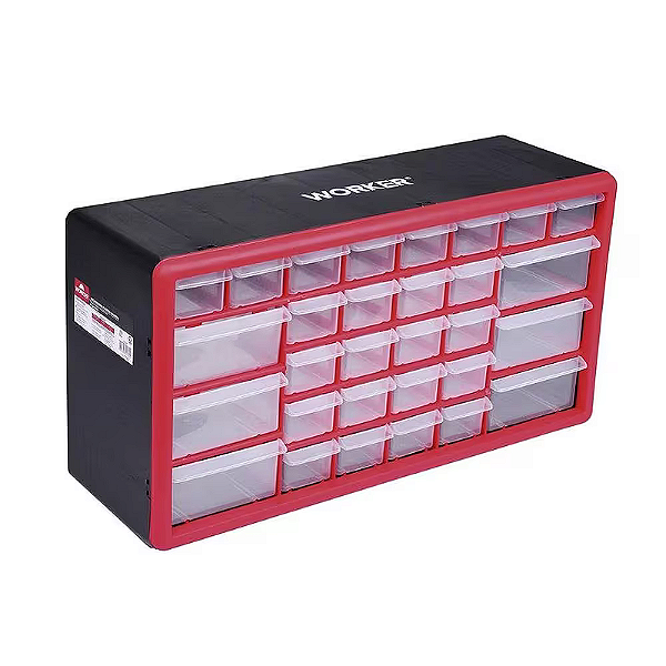 ORGANIZADOR PLASTICO MULTIUSO 30 GAVETAS - WORKER