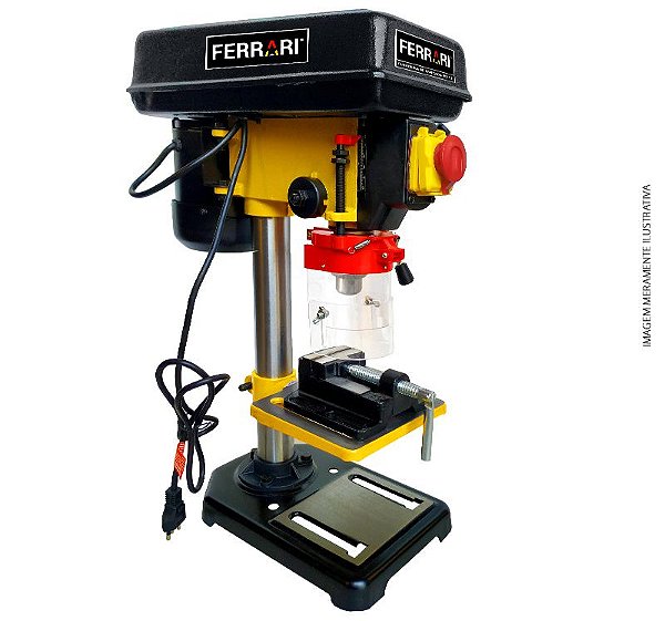 FURADEIRA DE BANCADA FG 13 - 220V 350W C/ MORSA - FERRARI