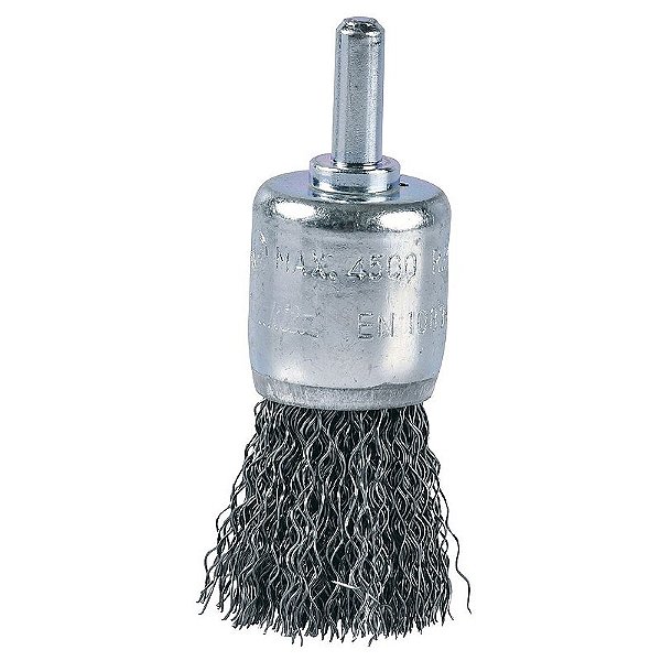 ESCOVA ACO PINCEL 30MM ENC. 1/4 FIO ONDULADO - MAKITA