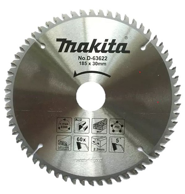 LAMINA DE WIDEA 7 1/4 POL. 60D MULTIUSO - MAKITA