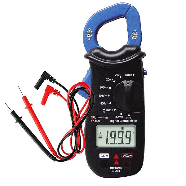 ALICATE AMPERIMETRO DIGITAL CAT II 600V- MINIPA