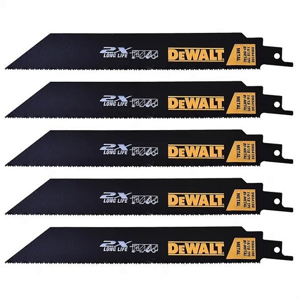 LAMINA 2X SERRA SABRE 8 14/18DPP (C/ 5 UND) - DEWALT