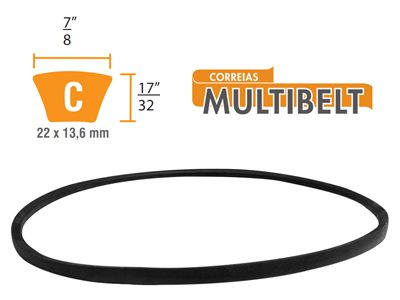 CORREIA DE TRANSMISSAO A-026 - BALFLEX