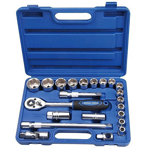 SOQUETE IMPACTO CURTO 1/2 CRV R010122 - (JG) 22 PCS - BOVENA
