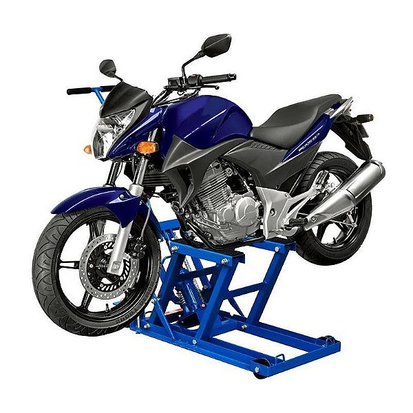 ELEVADOR DE MOTO HIDRAULICO MEM-600 AZUL 600KG (MINI) - BOVE