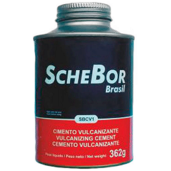 CIMENTO VULCANIZANTE 362G LATA - SCHEBOR