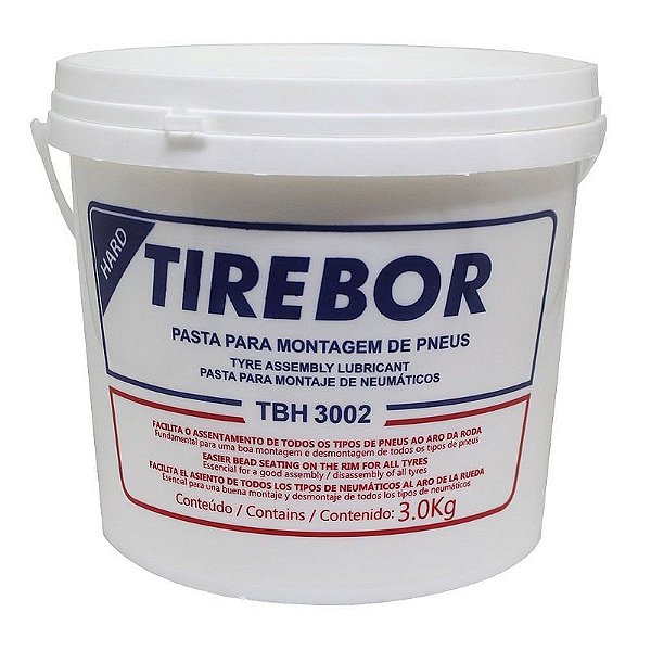 PASTA P/ PNEU 3KG HARD - UNIDADE (VALIDADE) - TIREBOR