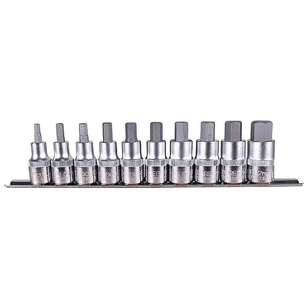 SOQUETE 1/2 - TIPO HEX 5-17MM REF.R62558010 10PCS (JG)