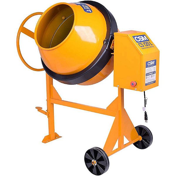 Betoneira 120 Litros Pratika 220V MONO 375W Reforçada - 40104244 CSM