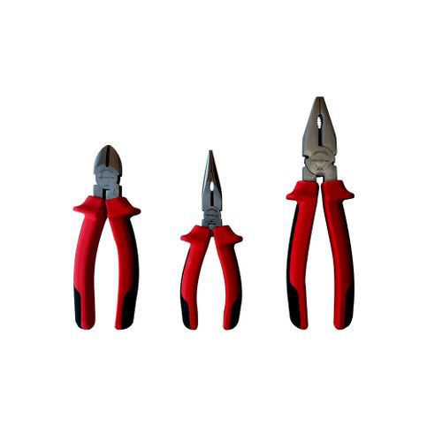 JOGO DE ALICATES COM 3 PECAS R28001004 6.1/2-8 GEDORE RED