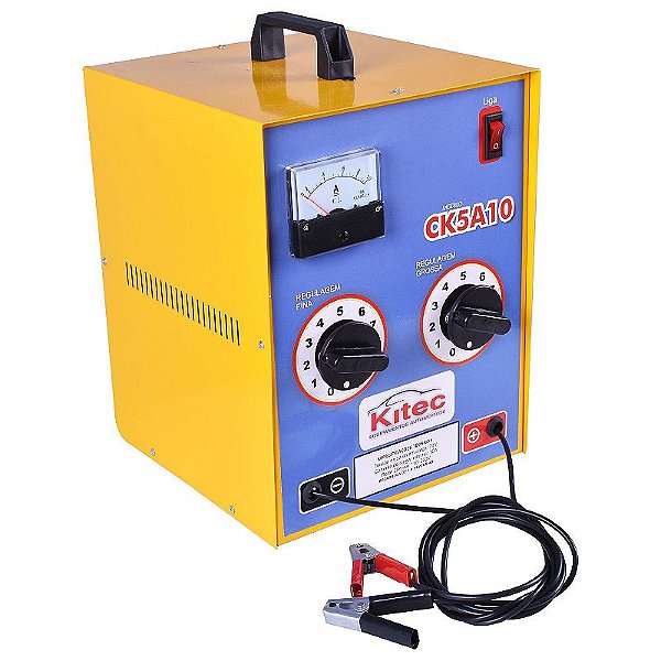 CARREGADOR DE BATERIA CK5A10 127/220V 70A 12V CARGA LENTA