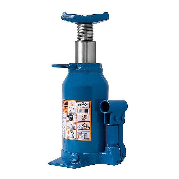 MACACO HIDRAULICO MT 12 TON BASE APOIO LONGA - BOVENAU
