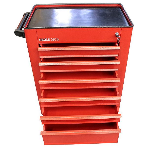 CARRO P/ FERRAMENTAS C/ 6 GAV VERMELHO - GEDORE RED