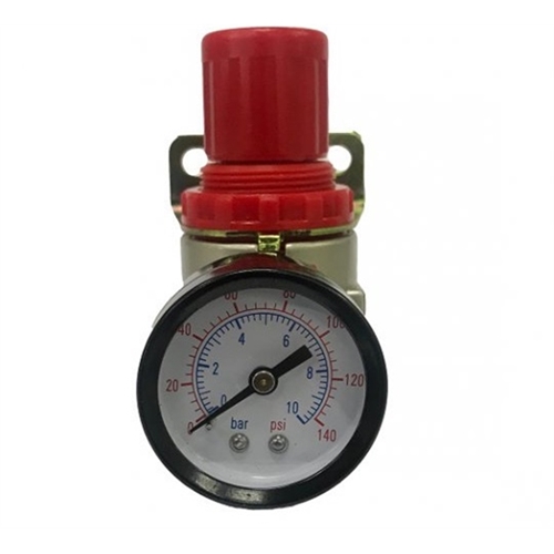 REGULADOR DE PRESSAO 1/4 C/ MANOMETRO IMPORTADO - BEL AIR