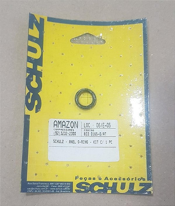 SCHULZ - ANEL O-RING - KIT C/ 1 PC