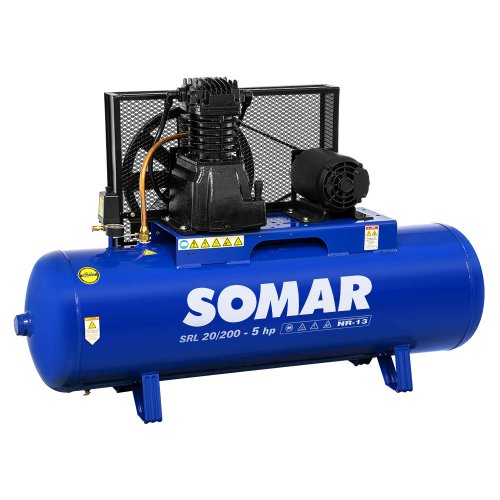 COMPRESSOR DE AR SRI 20/200 220V 5CV 2P 60HZ - SOMAR