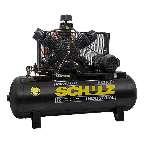 COMPRESSOR DE AR SCHULZ MSWV 60 FORT 425L