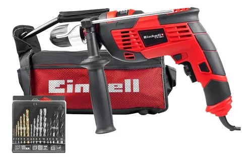 FURADEIRA IMPACTO 1/2 220V 900W C/ KIT BROCAS (TC-ID 1000)