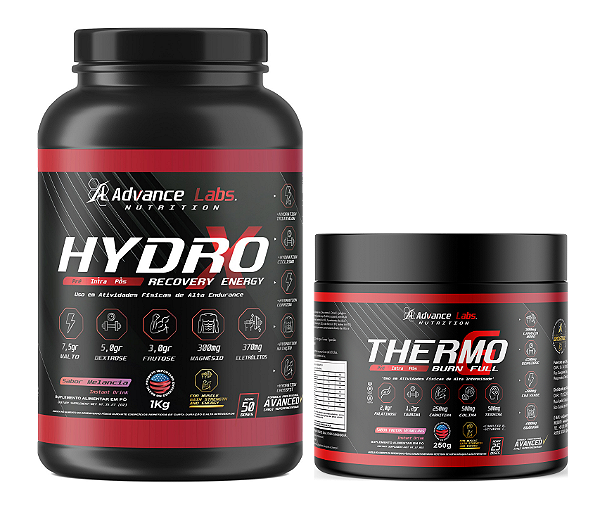 Hydro-X Recovery Energy Sabor Melancia 1kg + Thermo-G Burn Full 250gr