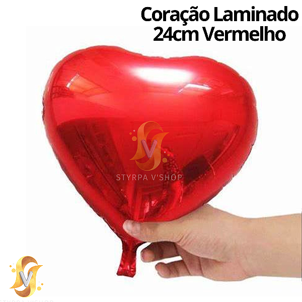 Coração Laminado 24cm