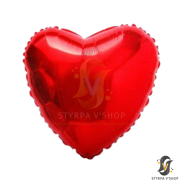 Coração Metalizado 45Cm