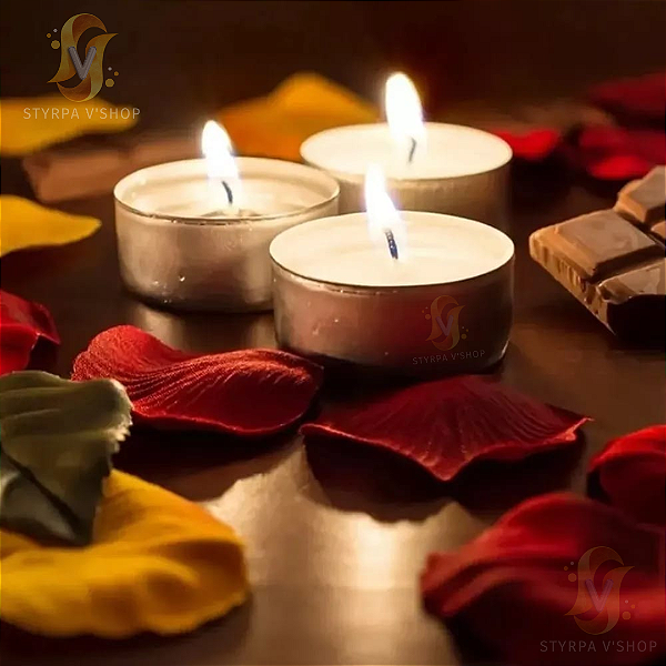 Vela Flutuante com Suporte de Alumínio